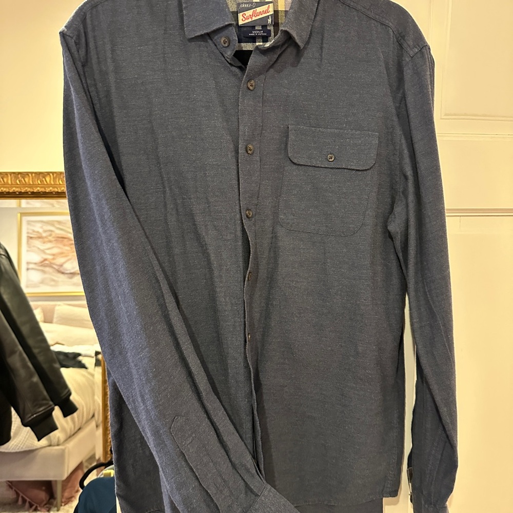 Johnnie-O Casual Button-Down Shirt / Twilight (Navy) Color / Men’s M Size - Picture 4 of 7